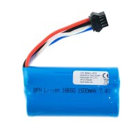 106 Akku 7,4V / 1500 mAh / Li-Po / JST-SM 4-Pin Stecker /...