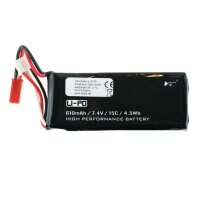 008  Akku 7,4V / 0610 mAh / Li-Po / JST Stecker / Hubsan...