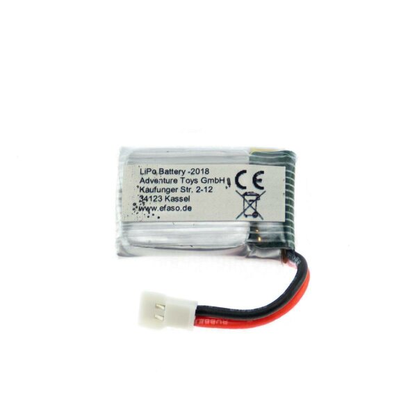 039 Akku 3,7V / 200mAh / Li-Po / weißer flacher Stecker / X4