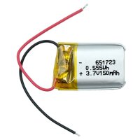 026 Akku 3,7V / 150mAh / Li-Po / ohne Stecker / S107G