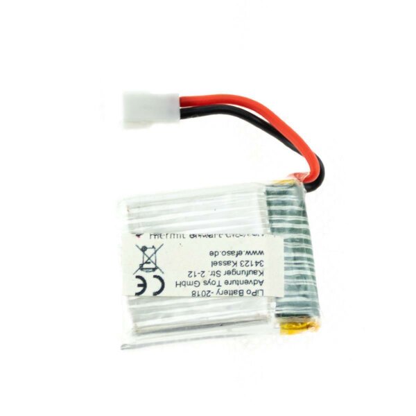 062 Akku 3,7V / 500mAh / Li-Po / weißer flacher Stecker / F949