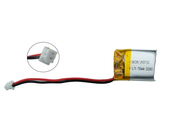 015 Akku 3,7V / 150mAh / Li-Po /S109G / U839  /S8/ H20 201723 PH 1.25