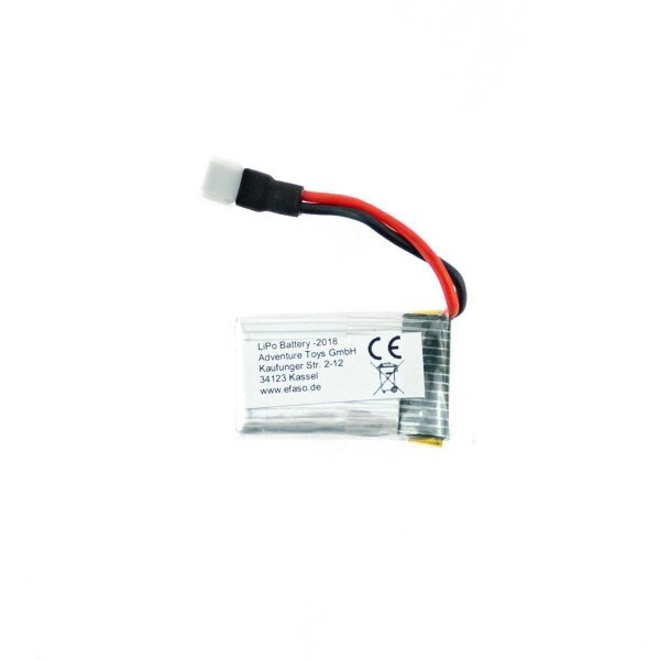 014 Akku 3,7V / 250mAh / Li-Po / weißer flacher Stecker / X11C