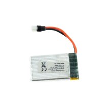 101 Akku 3,7V / 600mAh / Li-Po / weißer flacher...