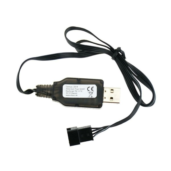 USB-Ladekabel | 3,2V x 2 | 300mAh | JST-SM 4-Pin Stecker |  WL Toys 18428 18429