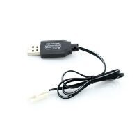 005 USB-Ladekabel | 4,8V | 250mAh | Mini Tamiya Stecker | E521-003 Gabelstapler