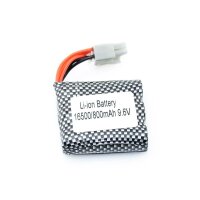 088 Akku 9,6V / 800mAh / Li-Ion / EL-6P Stecker / RC Xin...