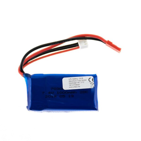 071 Akku 7,4V / 1000 mAh / Li-Po / JST Stecker / V912 /153060