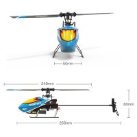 C129 Helikopter blau