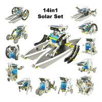 Solar Roboter Set 14 in 1- Solar Lernspielzeug