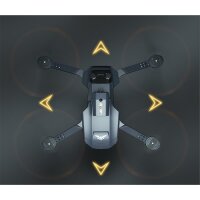 EFASO F22 Faltbare Drohne mit WIFI Kamera Front und Heck Kamera Alitude Mode FPV Quadcopter autom starten / Landen