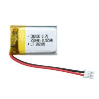 502030 / 3,7 V Akku / 250mAh / JST PH1.25/ Maße: L...