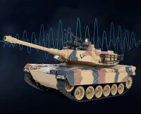 EFASO Ferngesteuerter Kampfpanzer RC Panzer grün mit Schussfunktion Sound Maßstab 1:20 YH-5/6