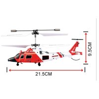EFASO ferngesteuerter Hubschrauber SYMA S111G 3-Kanal RC Helikopter mit Batterien - Infrarot Fernbedienung, Gyroscope Technologie, LED Beleuchtung - Mini Helikopter Modell