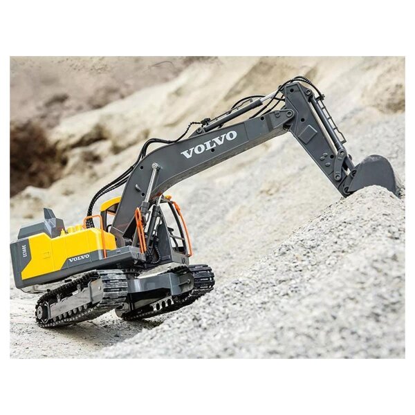 Double Eagle E568 RC Volvo Bagger 2,4GHz 1:16 mit Greifer ohne Hammer