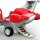 XXL Flugzeug 40cm Spielzeug - inkl. 6 Autos, aufklappbar und Autos verstaubar
