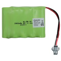 Akku 6V / 2400mAh / Ni-MH / HBX Stecker