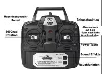 ZY021-812 RC Panzer TIGER I - grau