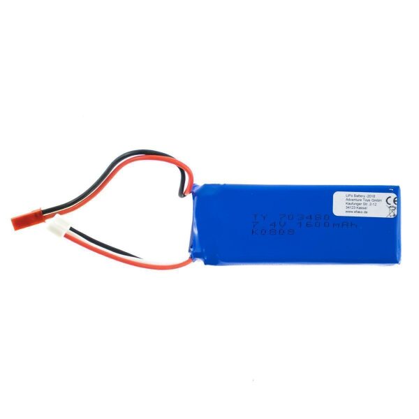 105 Akku 7,4V / 1600 mAh / Li-Po / JST Stecker / 15C / V323, X101