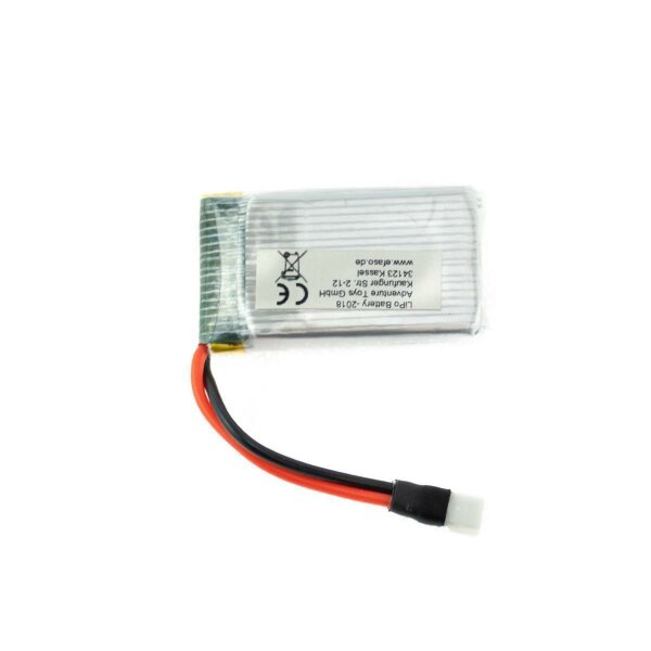 126 Akku 3,7V / 750mAh / Li-Po / weißer flacher Stecker / X5C F949 Syma X5SC Akku