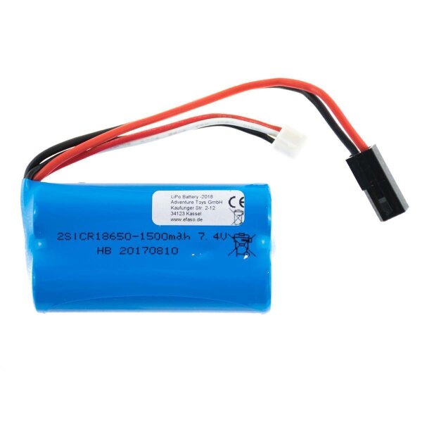 107 Akku 7,4V / 1500 mAh / Li-Po / 5600 Stecker / F49, F39, T40 BG1506  BG1507  BG1513 RC Auto