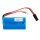 107 Akku 7,4V / 1500 mAh / Li-Po / schwarzer Stecker / F49, F39, T40 BG1506  BG1507  BG1513 RC Auto